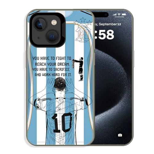 for iPhone 13/14 Legend Star Jersey No.10 Soccer Phone Case