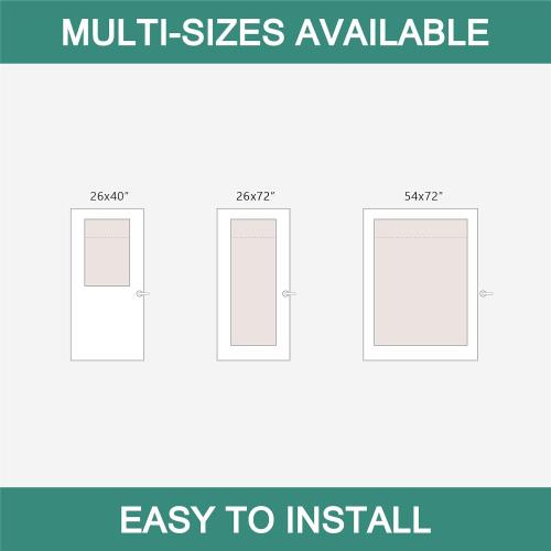 MIULEE Non-See-Through French Door Curtains for Door Window, Privacy Light Filtering Sheer Curtains for Decoration, Window Drapes with Rod Pocket and Tie Back, Grey, 26 x 72 inches, 2 Panels