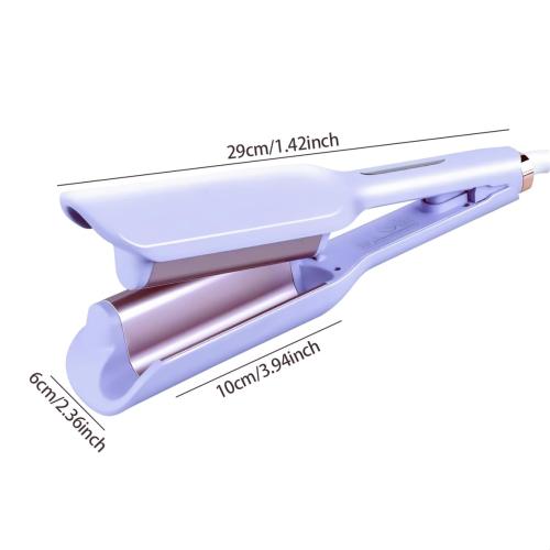 Double Barrel Curling Iron Hair Curler, 1.25 Inch (32mm) Hair Waver, 2 Barrel Wavy Hair Curler Curling Wand, Beach Wave Crimper Iron for Short Long Hair Dual Voltage