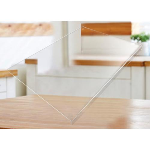 Large Clear Acrylic Cutting Board Chopping Board with Lip 18X24 Non-Slip Design Use for Cutting Vegetables Fruits or Bakery in Home and Restaurant