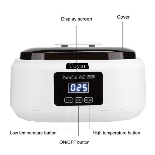 Paraffin Wax Machine for Hand and Feet，Touchscreen Paraffin Wax Warmer with 1.98lb Wax Moisturizing Paraffin Spa Wax Bath Kit, Large Capacity at Home for Smooth and Soft Skin