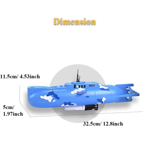Electric Submarine Bath Toy - Funny Military Submarine Model, Floating Pigboat Water Toy for Kids (8823)