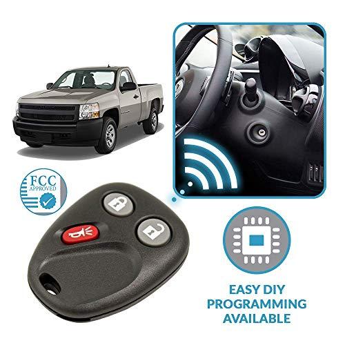 2 Keyless2Go Replacement for Keyless Entry Car Key Vehicles That Use 3 Button LHJ011