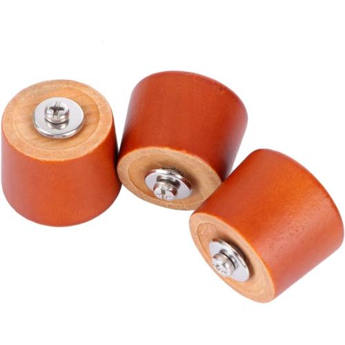 Alipis 3pcs Wooden Pot Lid Knobs Beechwood Universal Replacement Knobs Heat-Resistant Pot Lid Handles for Kitchen Cooking
