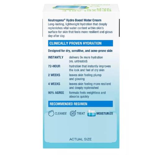 Neutrogena Hydro Boost Water Face Cream - Fragrance Free - 0.5oz