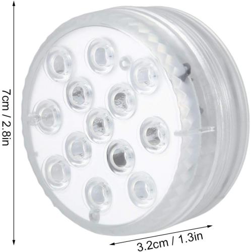 01 Submersible LED Lights, Reusable Underwater Pond Lights for Aquarium for Swimming Pool for Vase for Fish