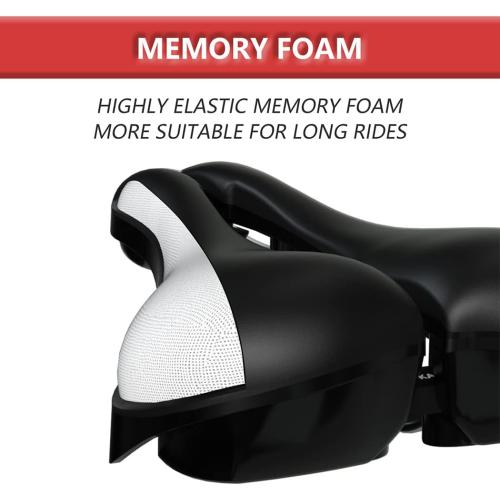 Width Adjustable Bike Seat - Comfortable Prostate Friendly Bicycle Saddle Suitable for Mountain, Road, City and Stationary Exercise Bikes