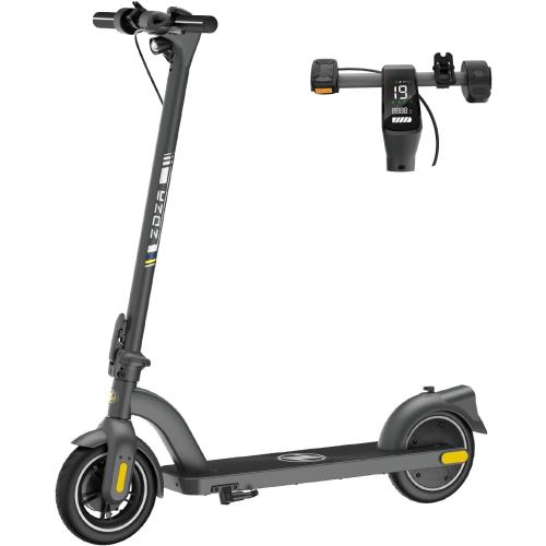 Electric Scooter ZD01,500W Peak Motor & 19MPH Electric Scooter Adults, 12-15 Mi RangeElectric Kick Scooters, 8.5 Solid Tires, E-Lock& E-Horn, Lightweight Foldable Escooter for Commuter