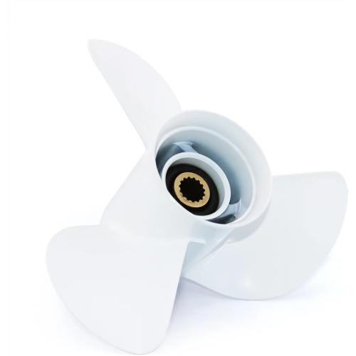 CAPTAIN Outboard Propeller fit Yamaha 115 T50 60 70 75 80 85 90 100 130 HP Engines, OEM 15 Spline Tooth Outboard Prop, RH Aluminum Propellers