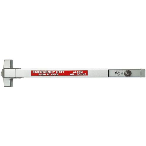 Dynasty Hardware Commercial Door Push Bar Panic Exit Device with Alarm Sprayed Aluminum