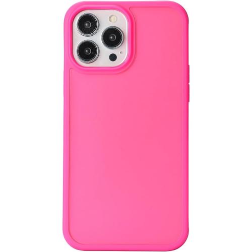 for iPhone 13 Pro Max Case with Built-in Screen Protector, for Apple 12 Pro Max Full-Body Phone Cases for Men Women Girl, Rose Red
