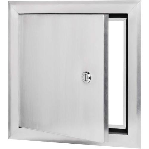 Premier 14x14 Universal Aluminum Access Panel Door with Screwdriver Latch, Insulated for Exterior Application Use, Wall or Ceiling Mounted for Drywall, Plumbing, Electrical, 2400 Series