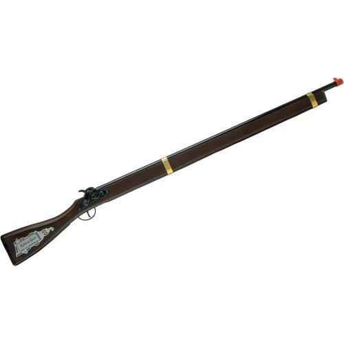 PARRIS CLASSIC QUALITY TOYS EST. 1936 Kentucky Rifle - Real Wood & Steel Single, Shot Cap Rifle, Solid One-Piece Wood Stock, Die-Cast Metal, Fires #917 Caps, Great Theatrical Prop, Pre-1898 Design