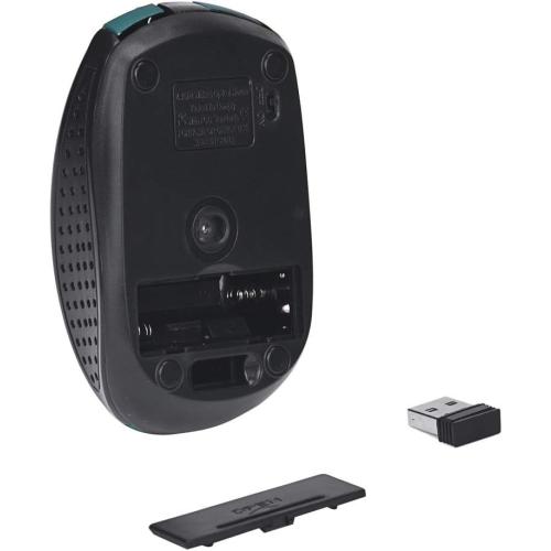 Mouse 2.4GHz wireless mouse USB receiver game console for PC notebook desktop mouse notebook computer gray