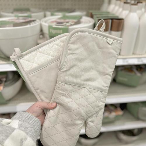 Figmint Oven Mitt, Light Gray