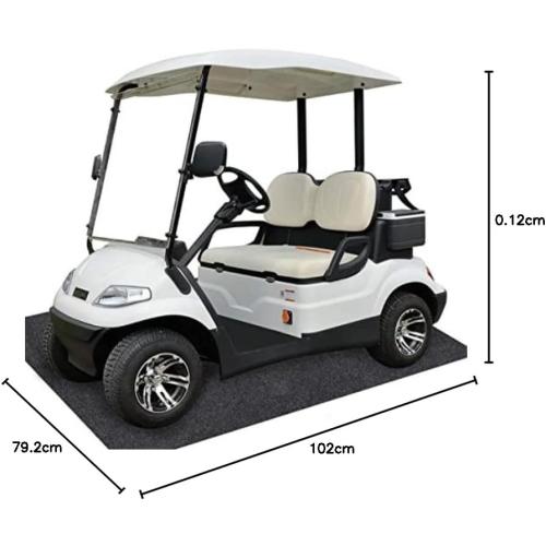 Garage Floor Matting 6.6x8.5 Feet Oil Absorbent Large Rubber Mat Waterproof Rubber Backing Layer Golf Cart Garage Mat Protects Floor from Spills Stains Oil Drip Pan for Under Car (6.6x8.5 Feet)