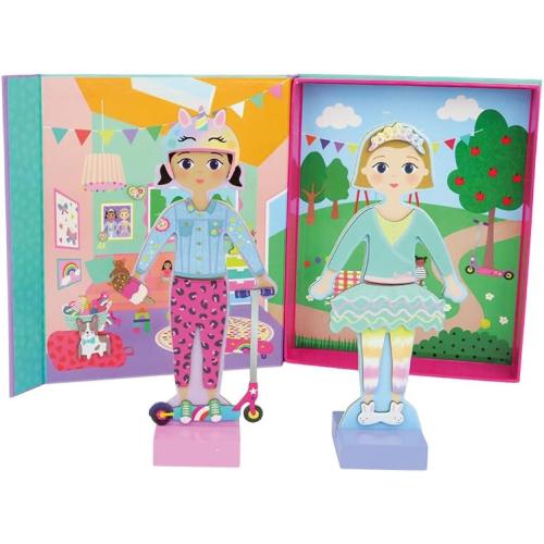 Floss & Rock Best Friends Magnetic Dolls Dress Up Set