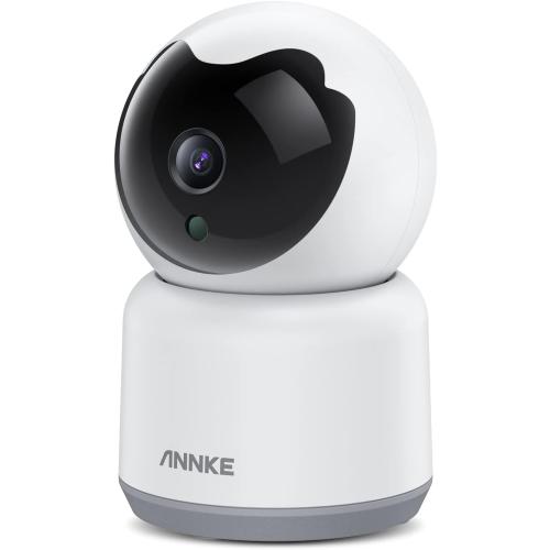 ANNKE 2K Pet Camera Indoor with Phone App, 360 Pan/Tilt WiFi Camera with Human Motion Detection, 2-Way Audio, Night Vision, Baby Camera Monitor for Home Security, 2.4Ghz WiFi,Cloud/SD Storage-MIPC App