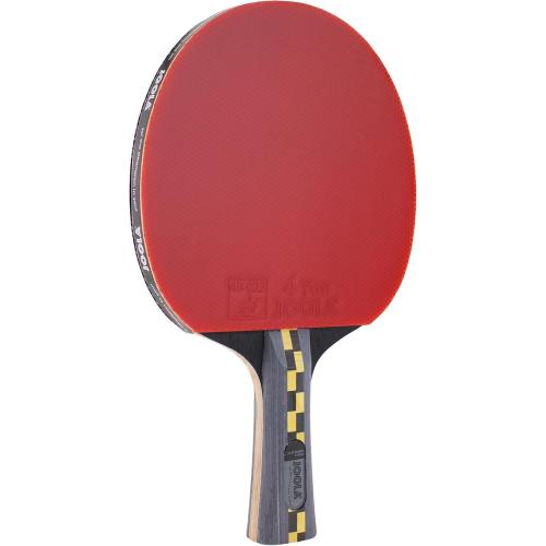 JOOLA Carbon Pro Professional Ping Pong Paddle - Racket with Carbonwood Technology & Red/Black JOOLA 4 You Rubber - Table Tennis Racket Designed for Speed