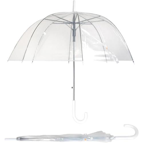 Color Clear Parquet Clear Bubble Umbrella with Windproof Dome - Transparent Umbrella for Adults