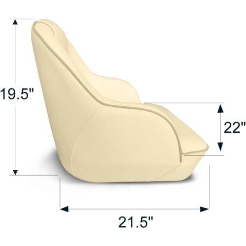 Leader Accessories Pontoon Captains Bucket Seat Boat Seat