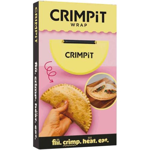 CRIMPiT Large Tortilla Sealer - For 10-12” Flour Tortillas | Make Sealed Tacos, Quesadillas, Burritos & More | Mess-Free Meals in Seconds | BPA-Free, Dishwasher Safe | Made in UK & USA