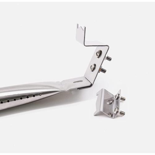 S9505A (3-Pack) Replacement Parts for Chargriller 3001 3030 4000 5050 5072,5252, 5650,4208 Stainless Steel Burner and Stainless Steel Heat Plates