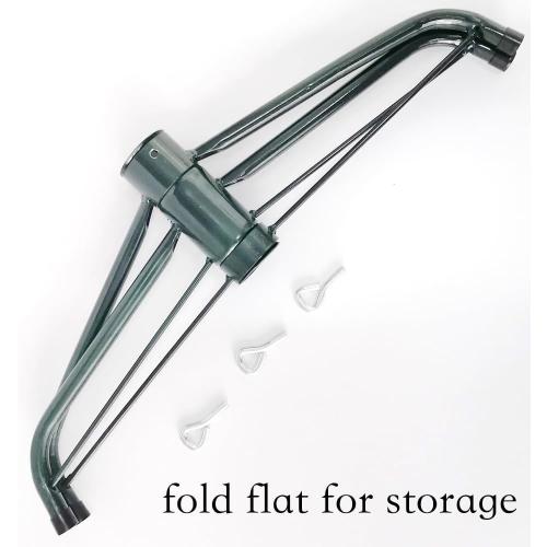 Christmas Tree Stand for 4 to 6 Foot Trees, Fits 0.75-1.25 Inch Pole