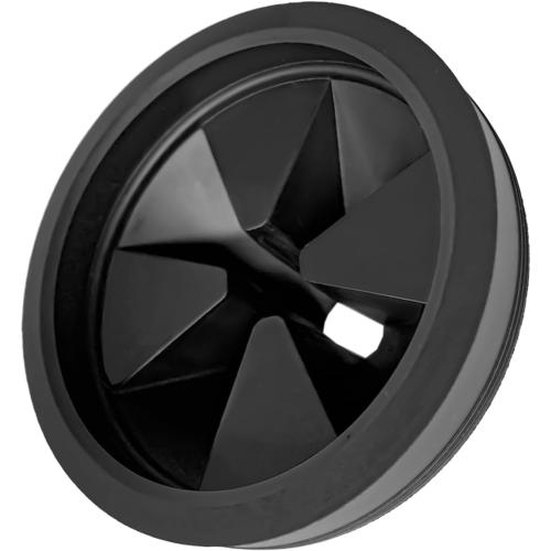 3 1/8 Inch Garbage Disposal Sink Baffle Splash Guard, Quiet Collar, Black Rubber, Perfect Fit for Insinkerator, Moen, Waste King, GE Disposer