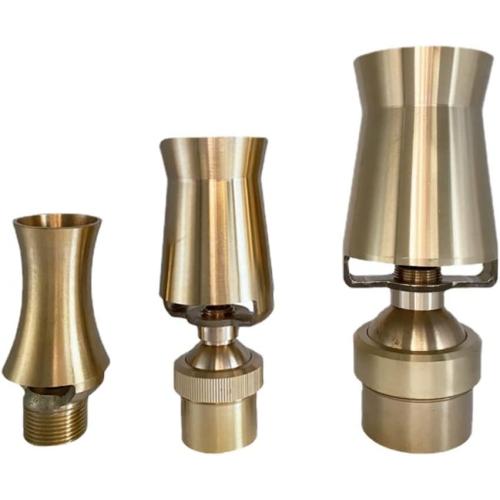 Full Brass Fountain Nozzles Full Set of Fountain Nozzle Accessories Landscape Fish Pond Pool Fountain Equipment (Double Glory 1)