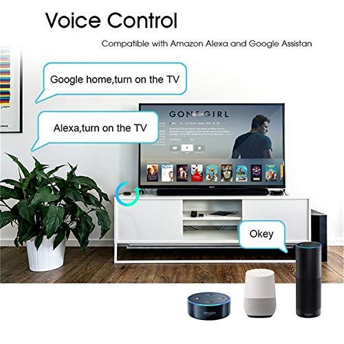 MOES WiFi Smart IR Remote Controller Smart Home Infrared Universal Remote Blaster,One for All Control AC TV DVD CD AUD SAT etc,Compatible with Alexa and Google Assistant,No Hub Required