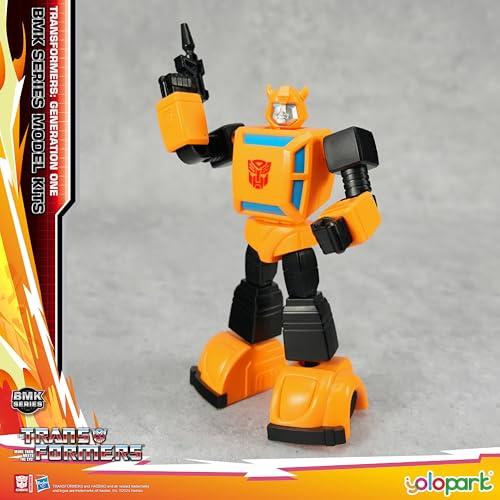 YOLOPARK Transformers Toys 4-Pack G1 Optimus Prime,Megatron,Bumblebee,Starscream Action Figures,BMK Series Transformer Toys for Kids,No Converting