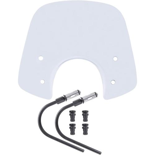 Scooter Bikes Windscreen for Piaggio Primavera 150 GTS 250 300 2017 2018 2019 Round Headlight Front Fairing Windshield Wind Deflector Visor GTS250 GTS300 (Light Smoke)