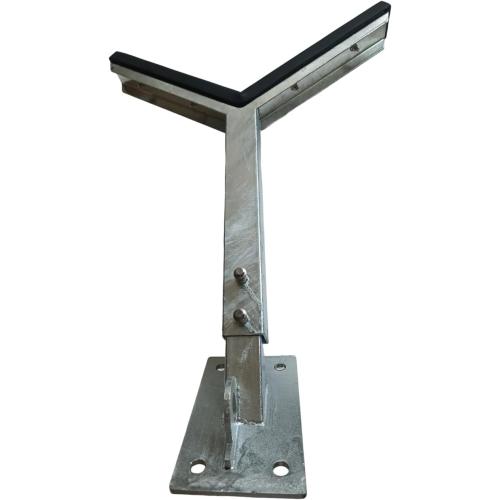 FreeAgain Adjustable Boat Trailer Bow Rest Catcher Assembly - Hot-Dip Galvanized Steel Post for Rust-Resistant Durability,fit for 3 Wide Trailer Tongues (3x3 or 3x4)