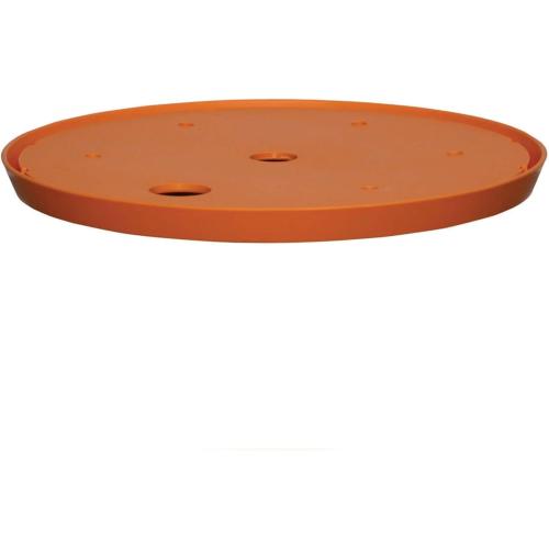 Bloem Ups-A-Daisy 15 Round Planter Pot Lift Insert,1 Pack | Soil-Saving, Durable Resin Disks for Bulky Garden Planters and Pots | Drainage Holes