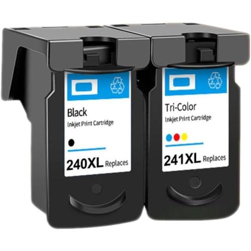PG-240 CL-241 XL Compatible Ink Cartridge Set for MG2120 MG3120 MG3220 MX372 MX432 MX512 Printers (BK)