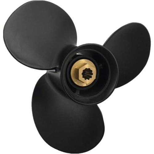CAPTAIN Aluminum Outboard Propeller Fit Mercury Engines 9.9-25HP 10 Tooth Spline