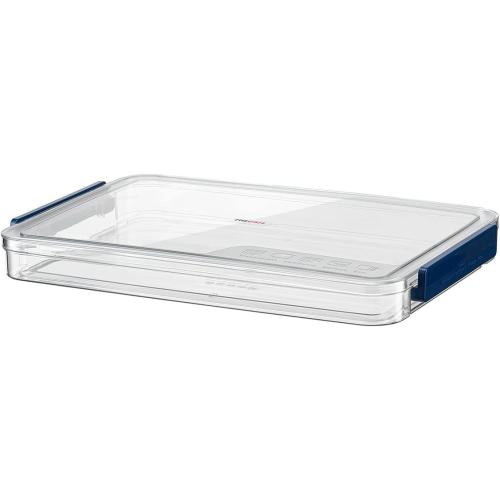 A4 Scrapbook Paper Storage, Photo Storage Box, Plastic File Box (Blue)