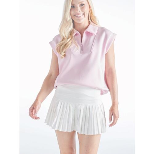 White Simply Southern Women's Skort with Ruffled Hem - Designer Prints - Adult