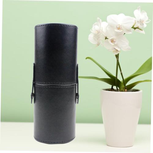 10 pack..Makeup Brush Organizer Pu Makeup Bucket Large Capacity Steel Button Easy to Clean for Travel