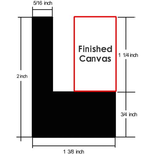 Canvas Floater Frame for 1”–1.25”Deep Gallery Wrapped Canvas, Wood-Look Floating Frame Wall Artwork for Oil Paintings, Gallery Bedroom, Living Room, Studio, Made in USA(White,8x12) beige