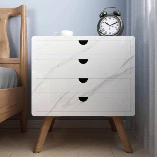 YENHOME 30X200 White Marble Contact Paper for Countertops Waterproof Self Adhesive Marble Peel and Stick Wallpaper Peel and Stick Countertops for Kitchen Bathroom Cabinet Vinyl Counter Cover Glossy