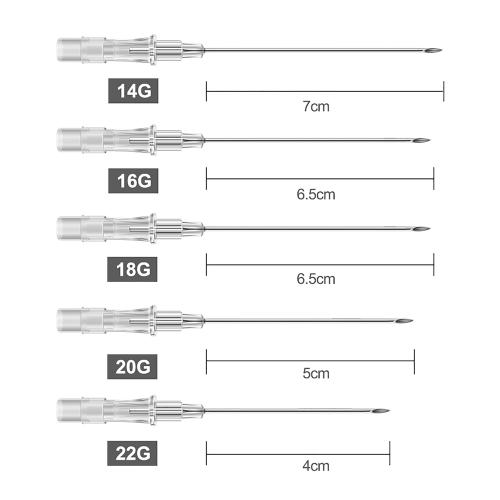 combofix Catheter Piercing Needles 6pcs 22G Gauge Catheter Piercing Needles IV Catheter Needles for Ear Nose Belly Piercing Disposable Piercing Needles…