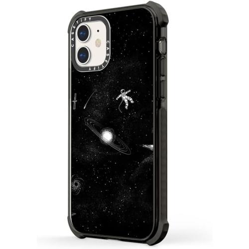 Size iPhone 11 Color Black CASETiFY Ultra Impact Case for iPhone 11 - Gravity 3.0 - Clear Black