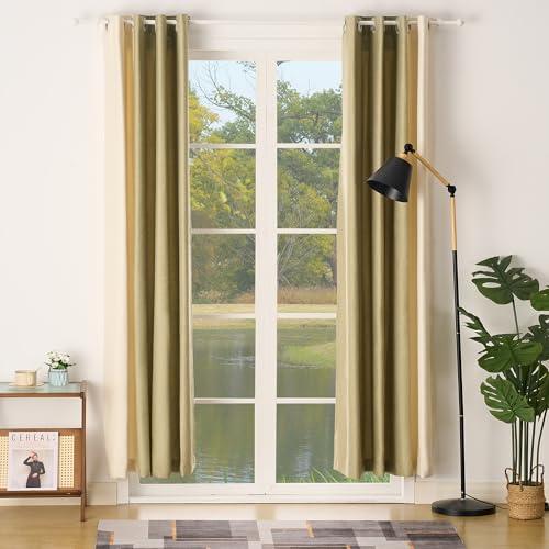 3/4 Standard Decorative Adjustable Curtain Rod,Heavy Duty Curtain Rods Set for Windows,30 To 80 Inch, White