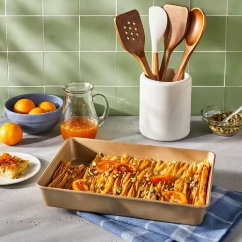 Figmint 4pc Wood Kitchen Utensil Set, Brown MISSING ACCESSORIES