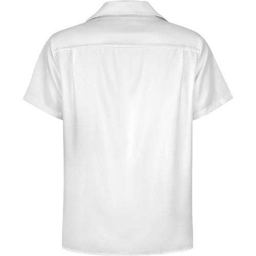 Size L...Black White Coconut Tree Men's Cuban Collar Hawaiian Shirts Short Sleeve Button Down Casual Beach Shirts,