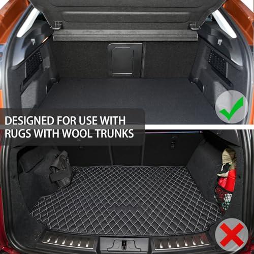Colingmill 4 Pcs Car Trunk Storage Organizer Blocks for Felt Carpet Free Association Trunk Organizer Multipurpose Containment System
