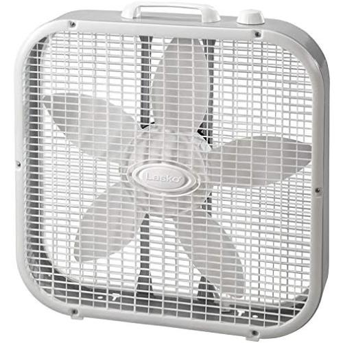Lasko Air Circulating Box Fan 3733, White