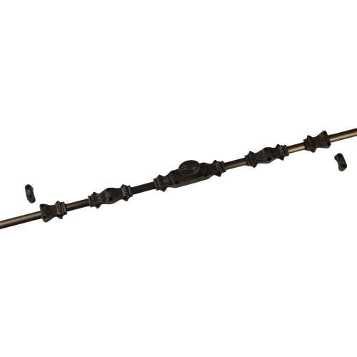 A29 Hardware 6 Feet Solid Brass Corinthian Style Window Cremone Bolt, Antique Brass Finish